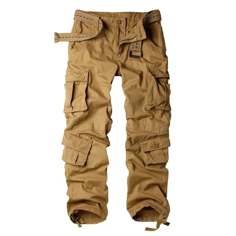 Multi-Pocket Cotton Sweatpants – Outdoor Loose Fit