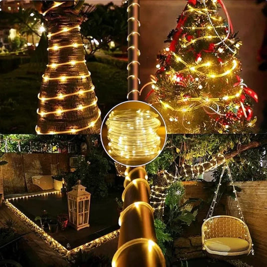 Aura Solar Rope Lights — Fence, Patio & Seasonal Accents