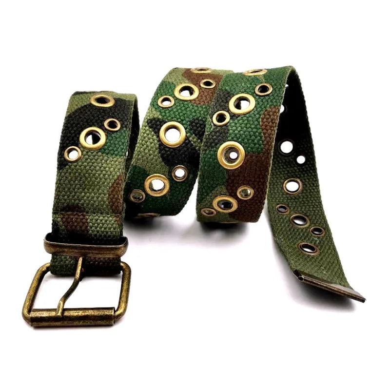 Canvas Needle-Buckle Belt