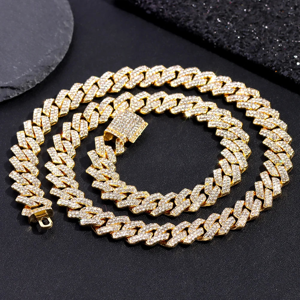 Iced Gold Cuban Chain