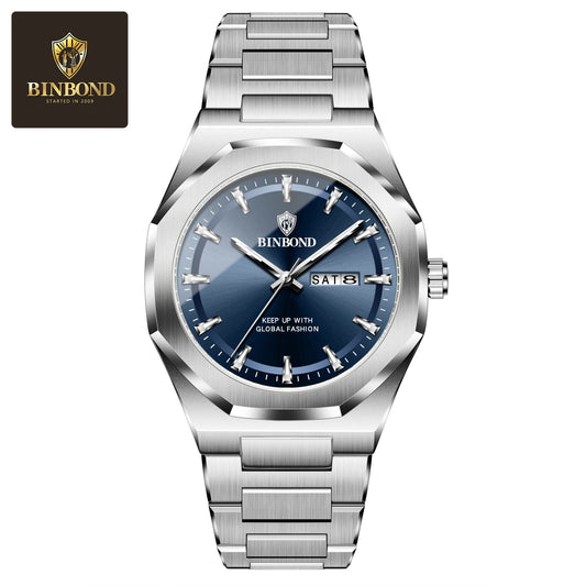 860 Luxury Stainless Steel Quartz Watch