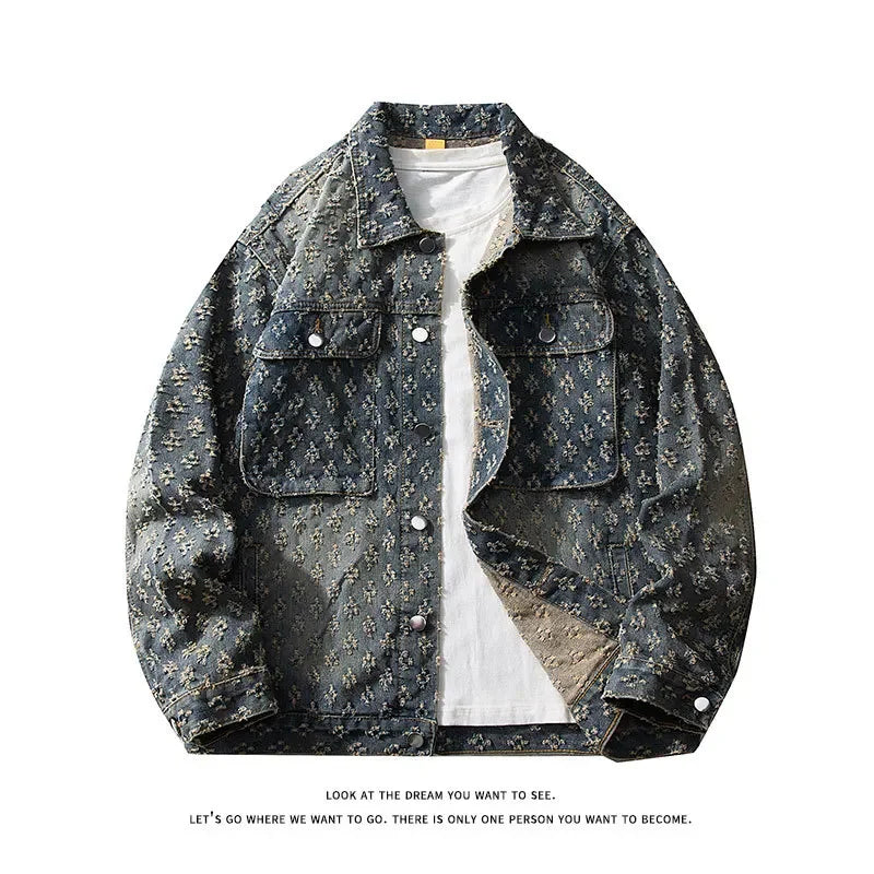 Color Block Denim Jacket