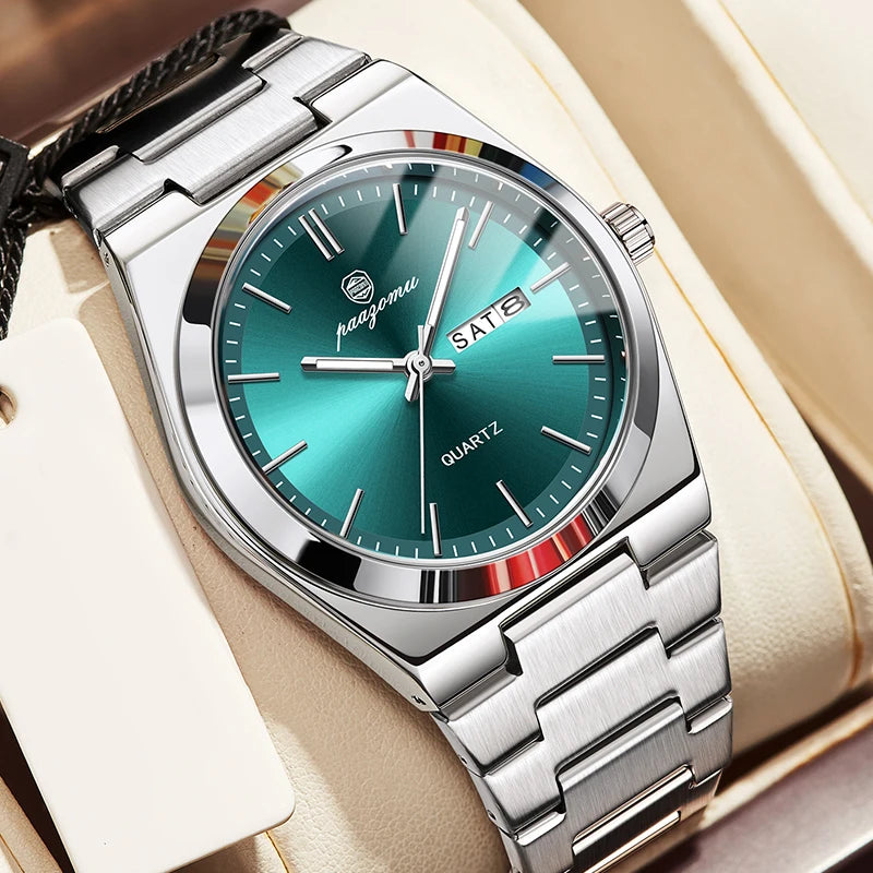 Luxury Stainless Steel Quartz Watch