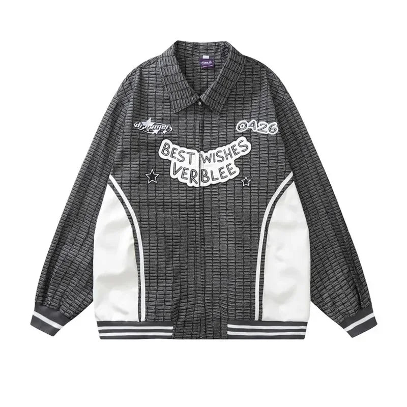 Loose-Fit Letter Jacket