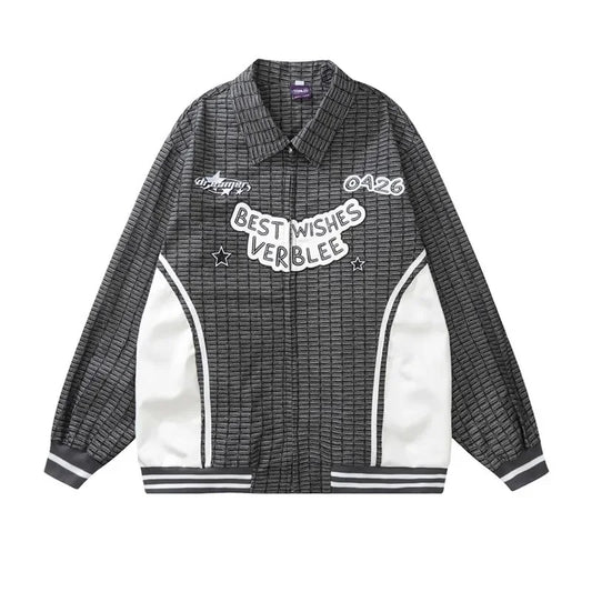 Loose-Fit Letter Jacket