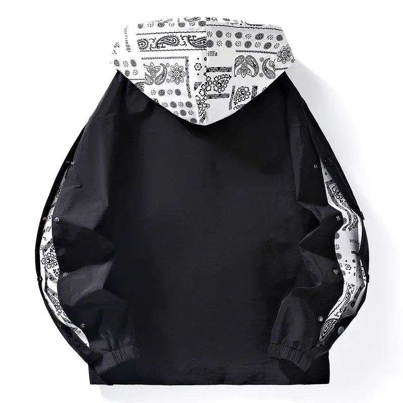 Waffle Pattern Baseball Jacket – Lightweight