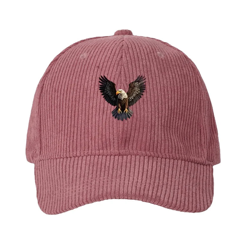 Vintage Corduroy Eagle Hat