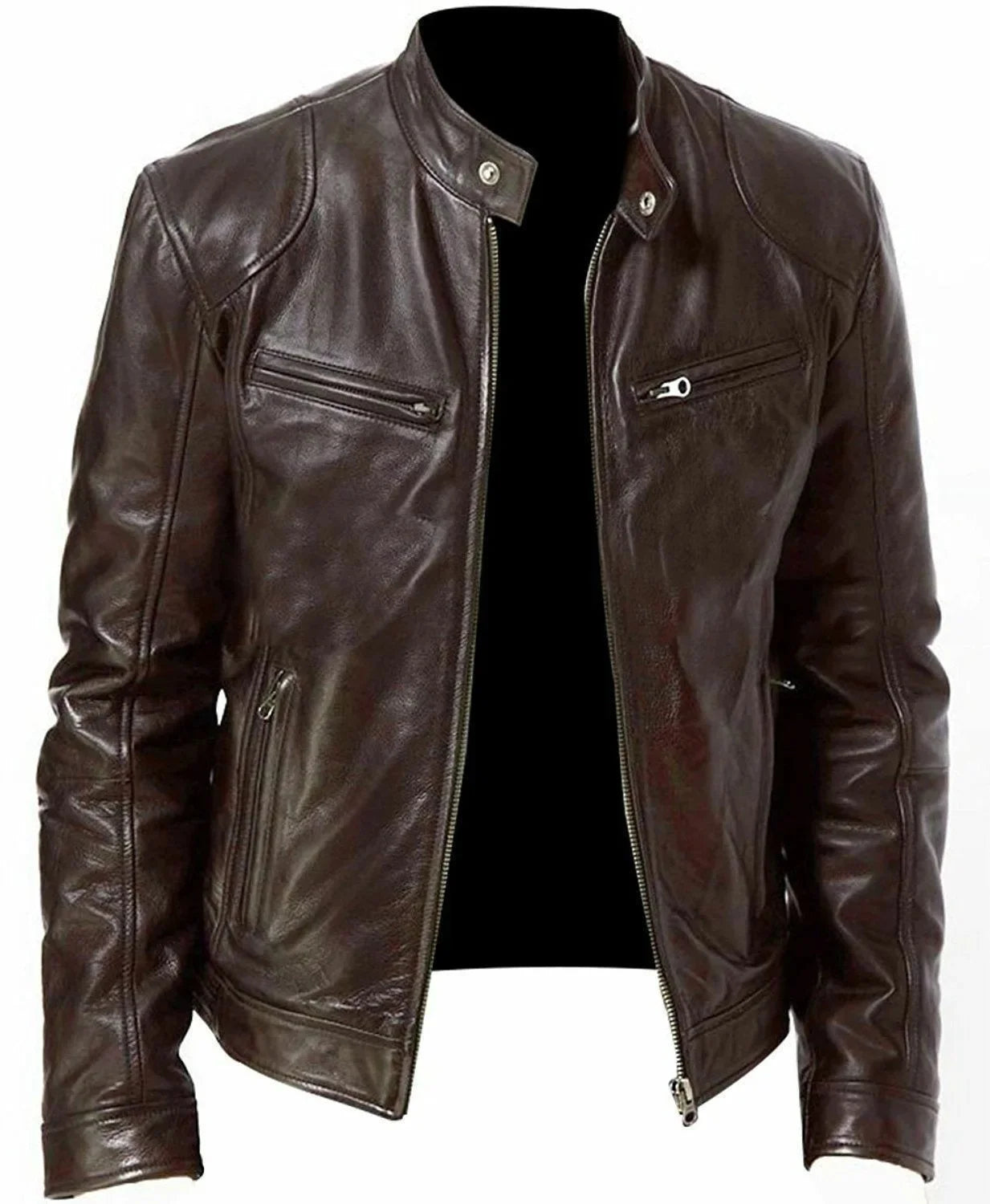 European Leather Moto Jacket