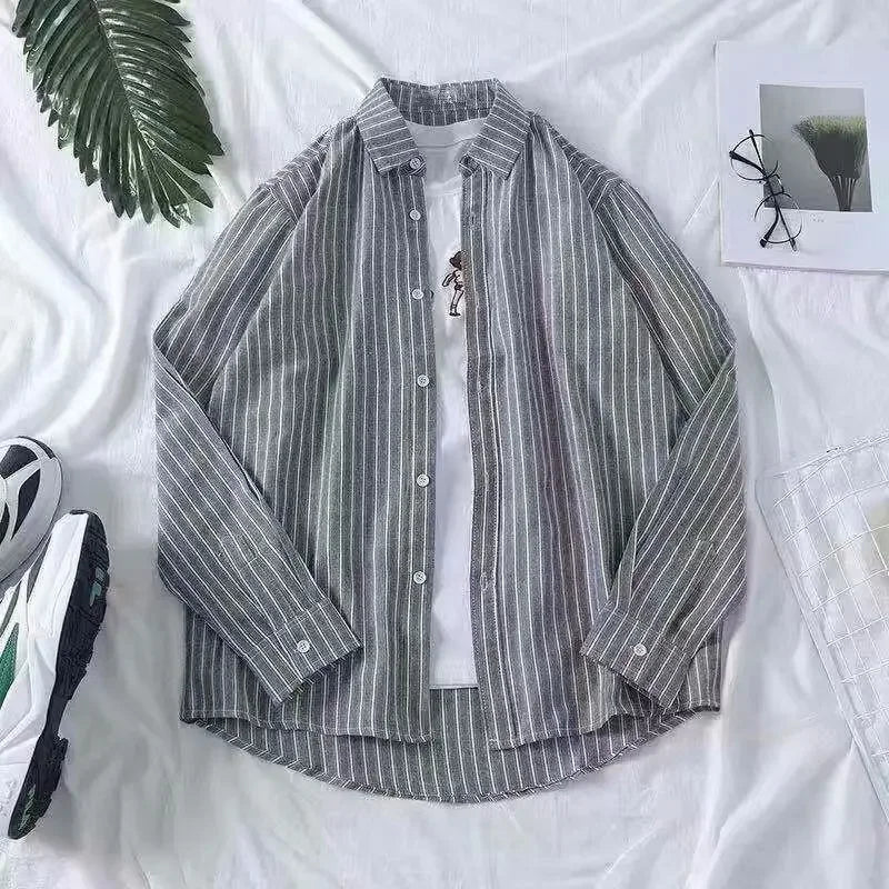 Hong Kong Style Striped Shirt