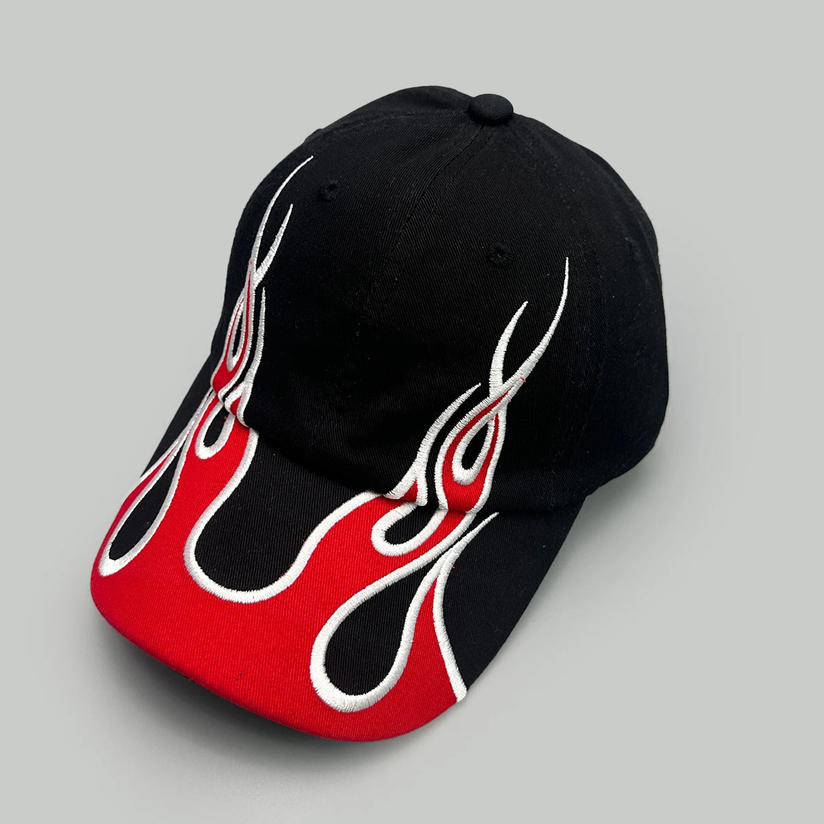 American Flame Embroidered Baseball Cap