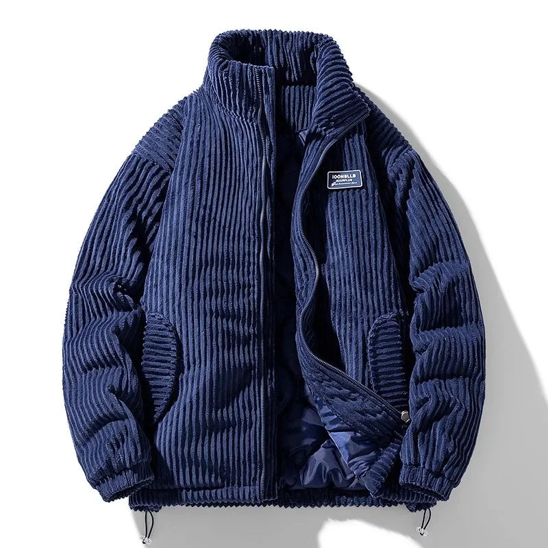 Corduroy Padded Jacket – Retro American