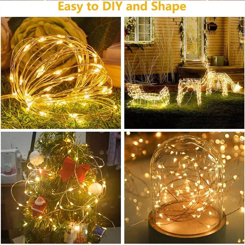 Aura Curtain Lights — USB Fairy-Light Curtain