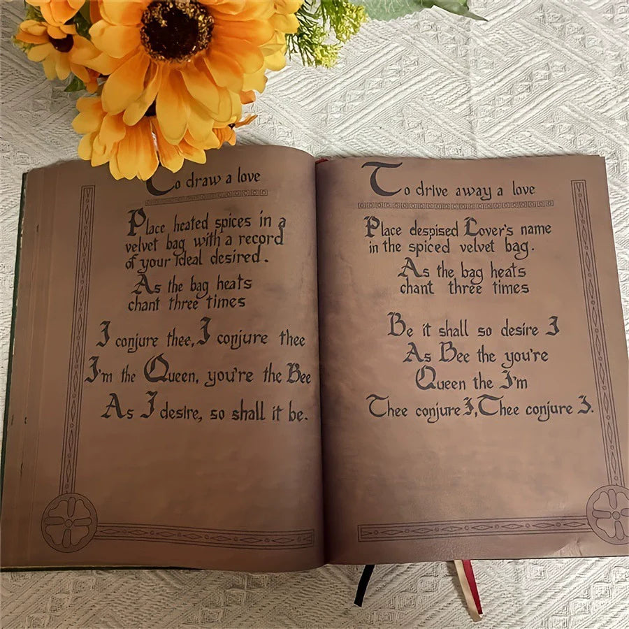 Green Spell Journal – Retro Book of Shadows Edition