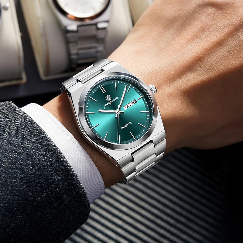 Luxury Stainless Steel Quartz Watch