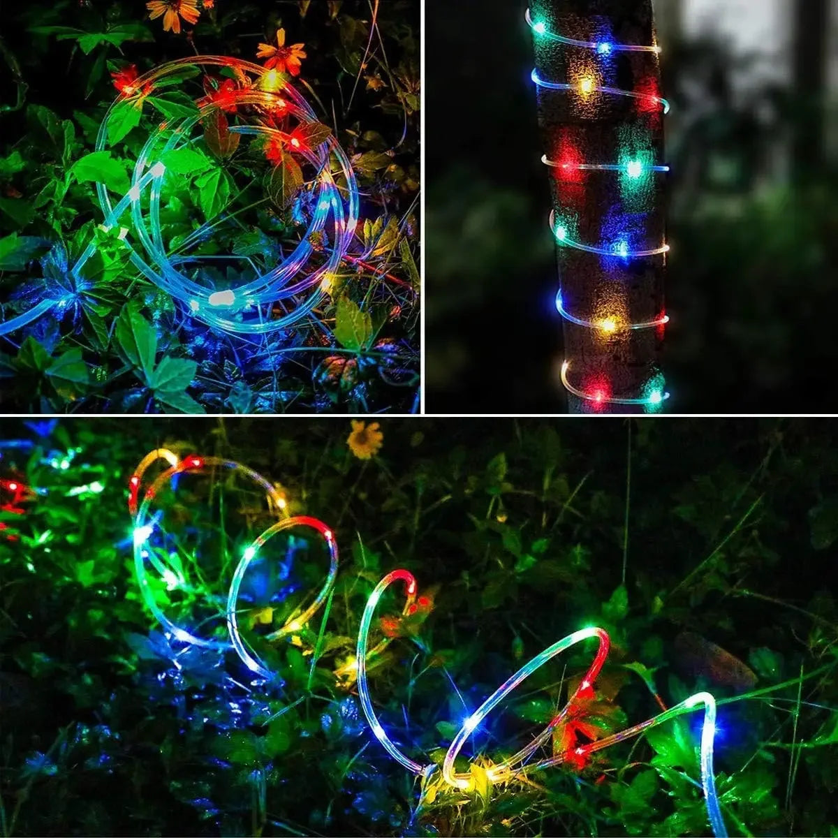 Aura Solar Rope Lights — Fence, Patio & Seasonal Accents