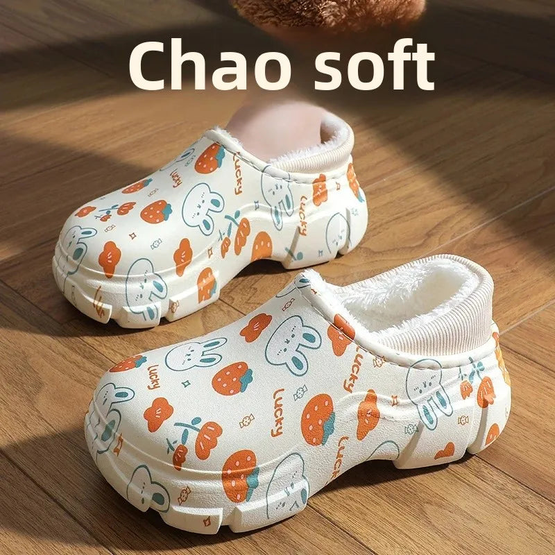 Soft Cotton Winter Slippers