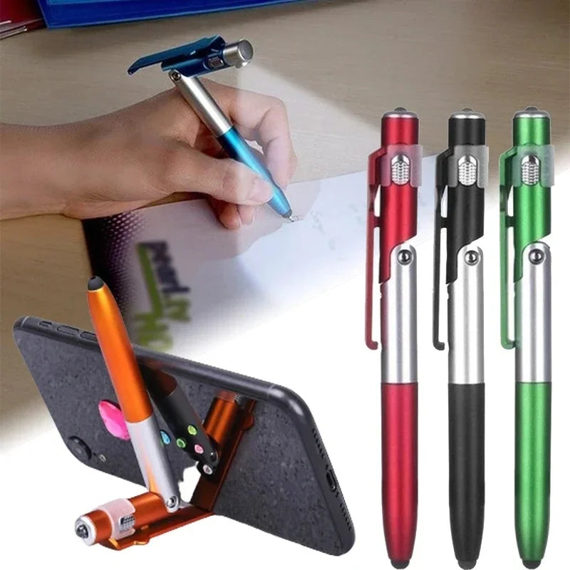 4 In 1 Multifunction Ballpoint Pen with LED Light