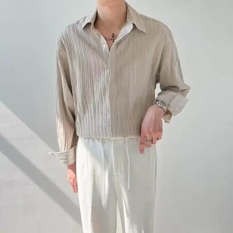 Korean Style Iron-Free Shirt