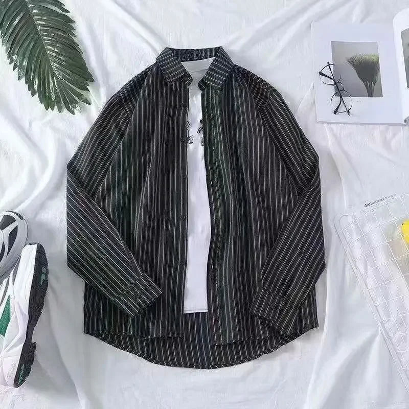 Hong Kong Style Striped Shirt