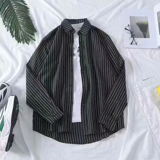 Hong Kong Style Striped Shirt