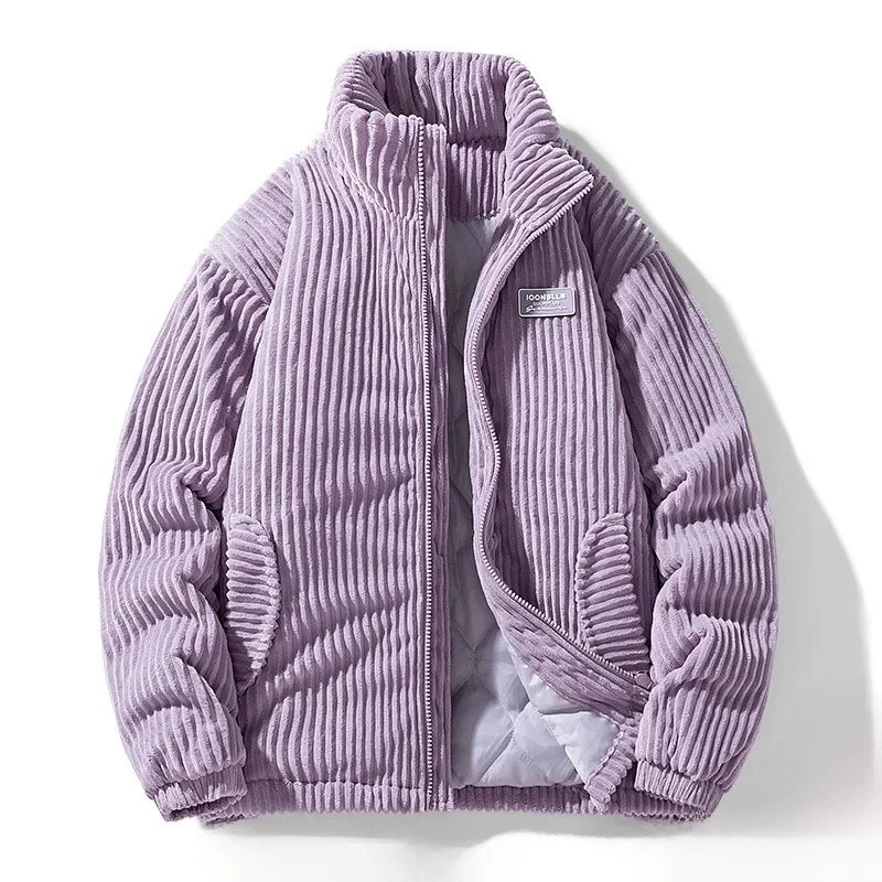 Corduroy Padded Jacket – Retro American