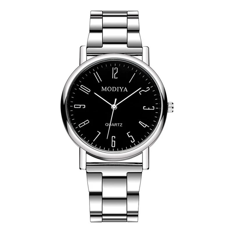 Casual Round Dial Quartz Watch