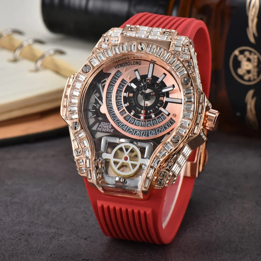 Full diamond Case Business Luxury Creative Watch