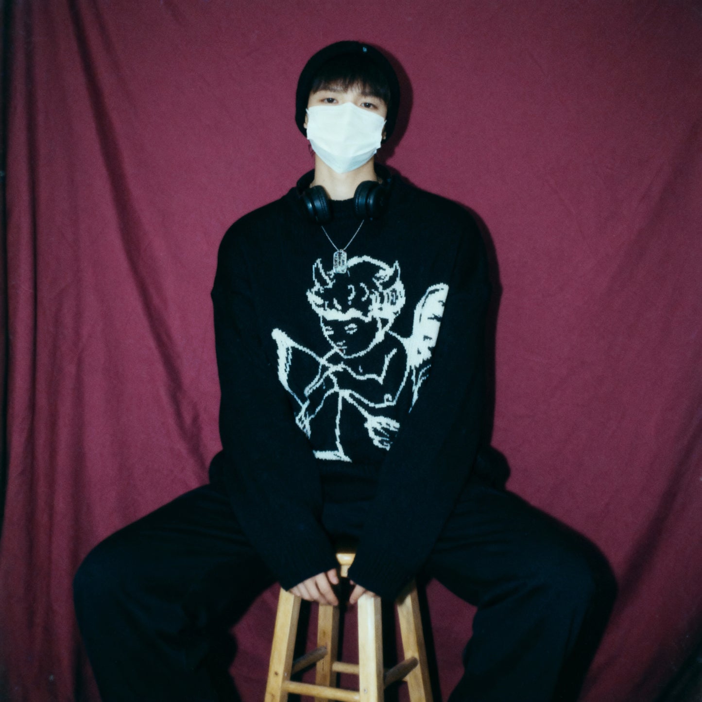 Loose Knitwear Long Sleeve Overhead round Neck Sweater