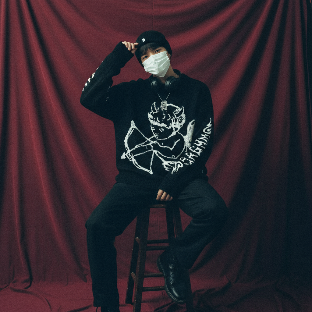 Loose Knitwear Long Sleeve Overhead round Neck Sweater