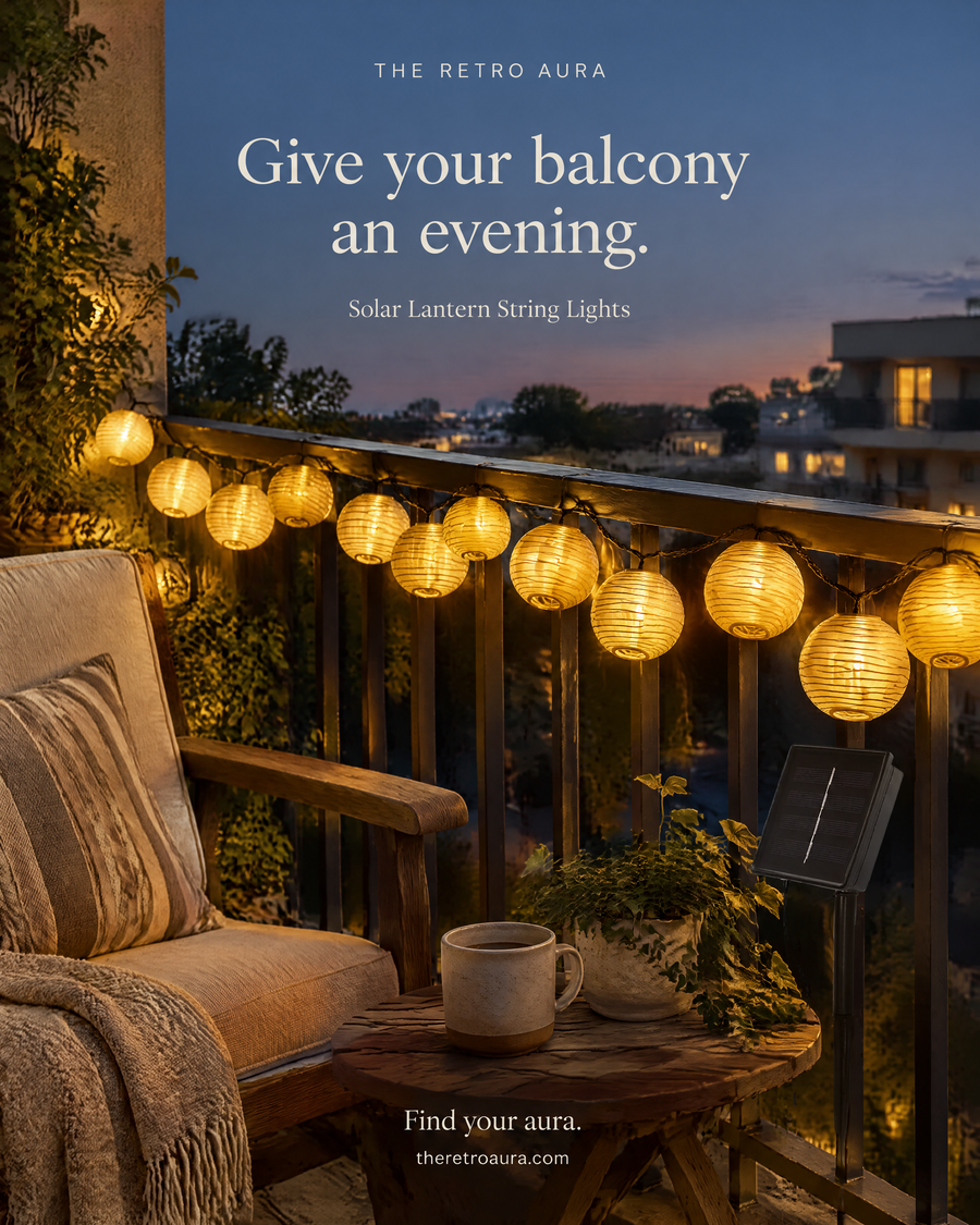 Guirlande lumineuse solaire Aura — Douce lueur de jardin