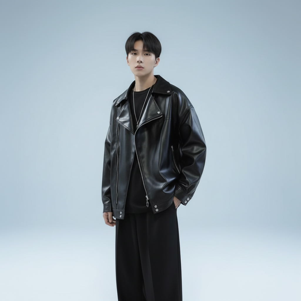 American Retro Leather Jacket