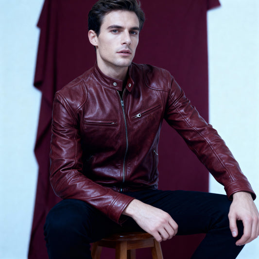 European Leather Moto Jacket
