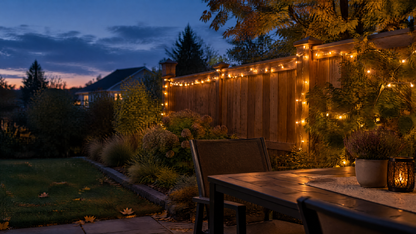 Guirlande lumineuse fée Aura Solar — Extérieur