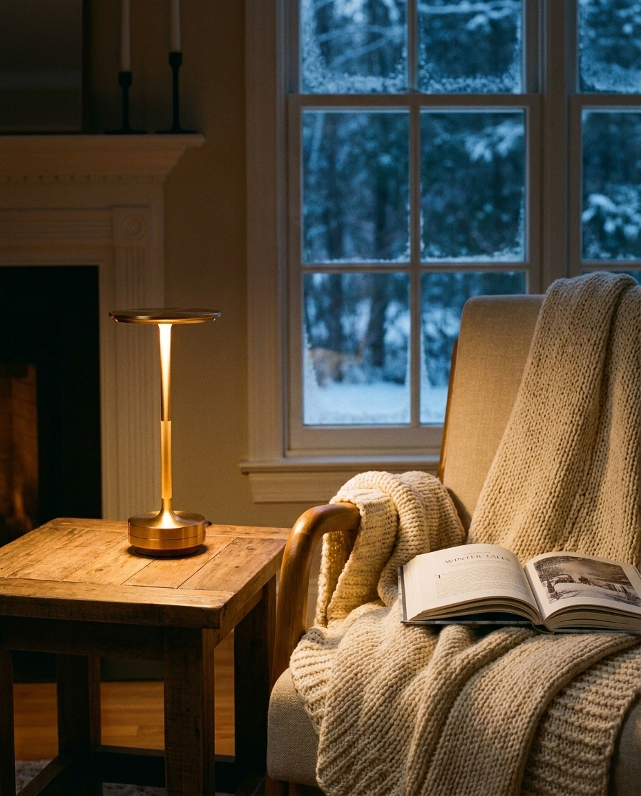 The Nightcap — Cordless Rechargeable Table Lamp