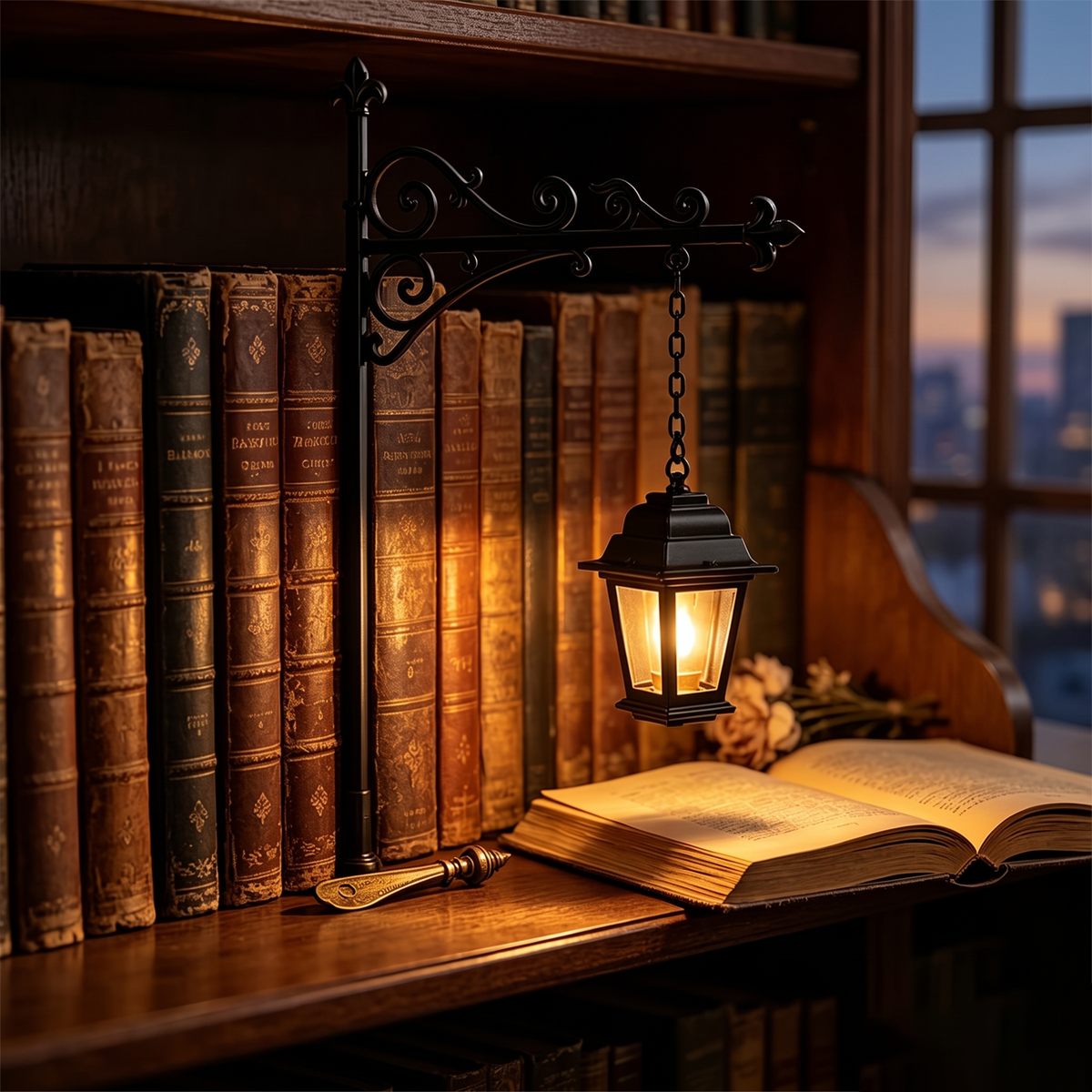 Lanterne de bibliothèque — Mini lampe bibliothèque