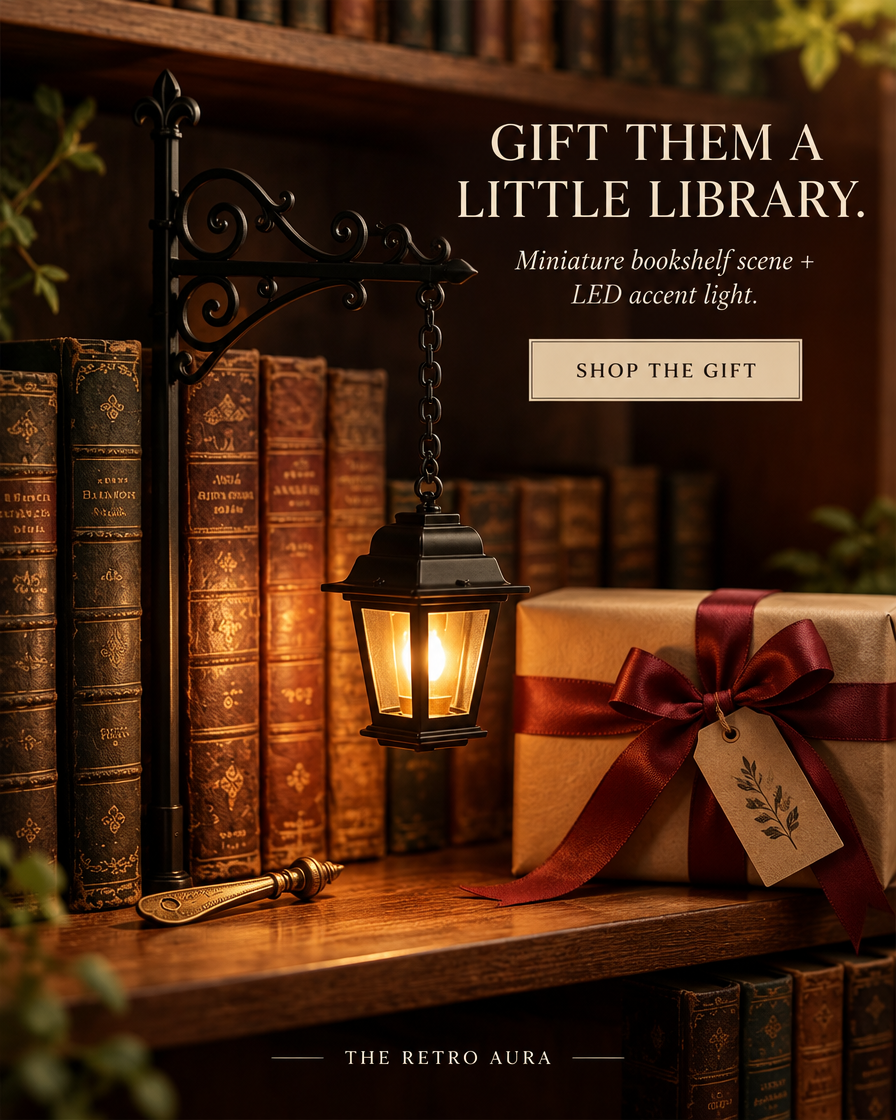 Lanterne de bibliothèque — Mini lampe bibliothèque