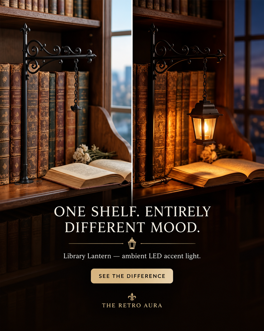 Lanterne de bibliothèque — Mini lampe bibliothèque