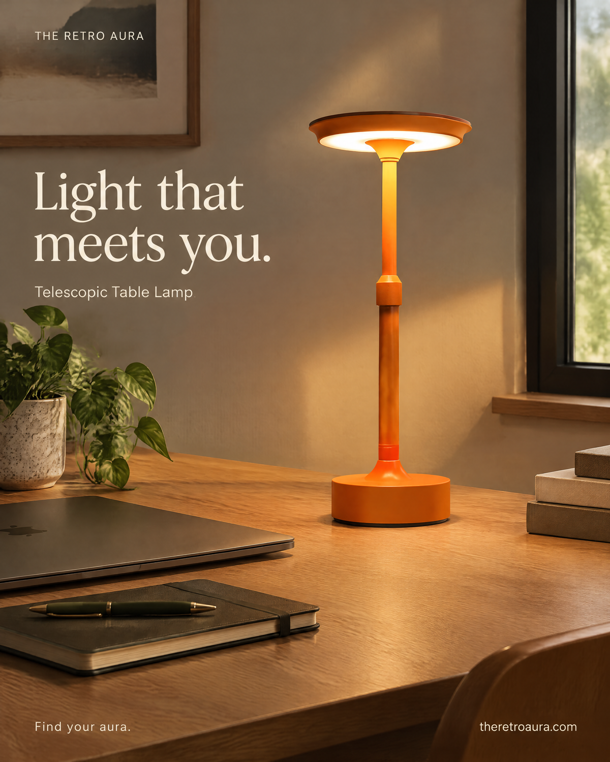 The Nightcap — Lampe de table rechargeable sans fil