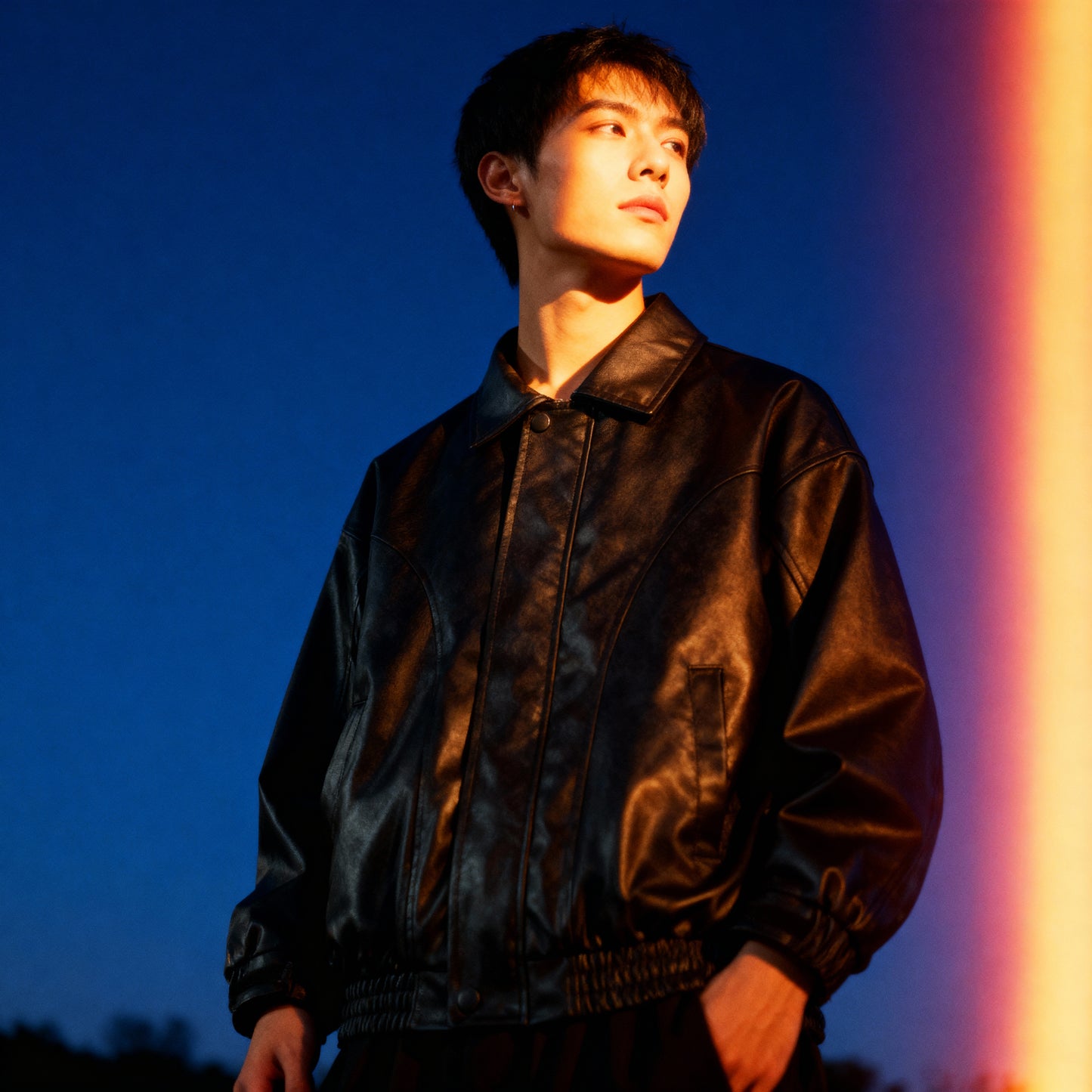 Leather Jacket – Street Style