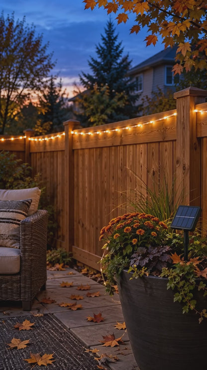 Guirlandes lumineuses Aura Solar Crystal Globe — Jardin et arbres