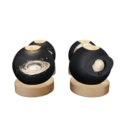 Crystal ball night light 3D model (AI-generated approximation)
