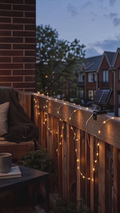 Guirlande lumineuse fée Aura Solar — Extérieur